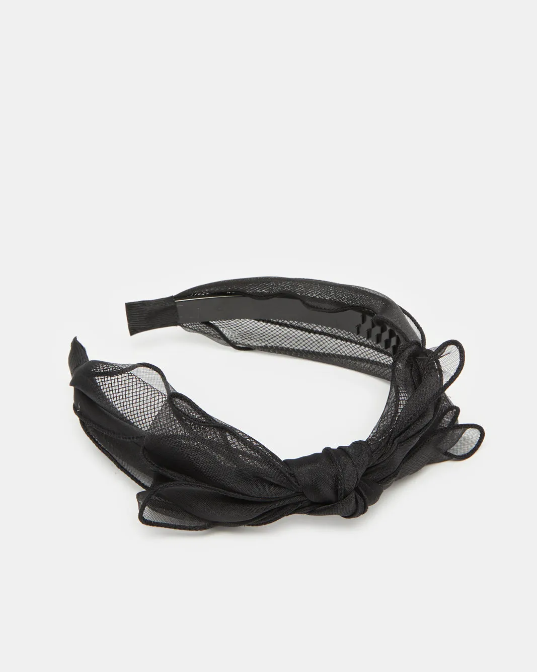 Women Black And Beige Textured Headband Set (2 Piece) sold by Redtag product image thumbnail 4