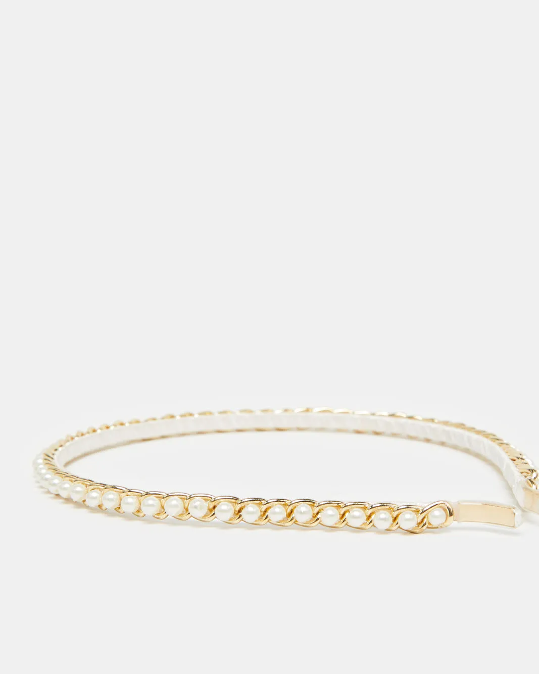 Girls Gold Pearl Embellished Hairband Set(Pack of 2) sold by Redtag product image thumbnail 3