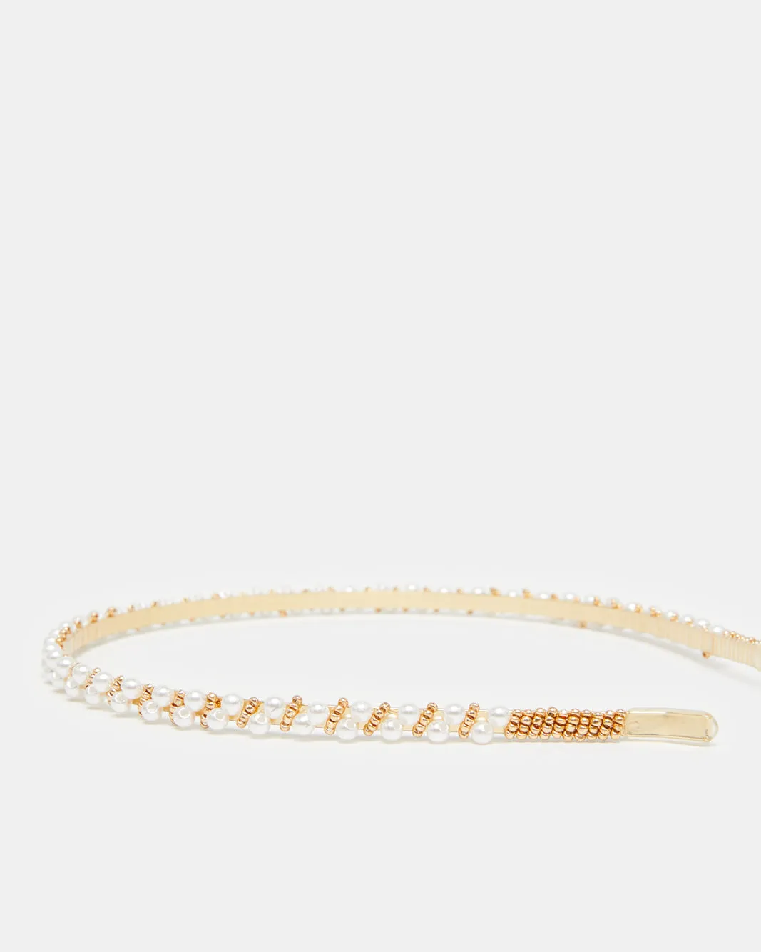 Girls Gold Pearl Embellished Hairband Set(Pack of 2) sold by Redtag product image thumbnail 5