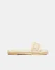 Women Beige Embellished Espadrille Mule sold by Redtag
