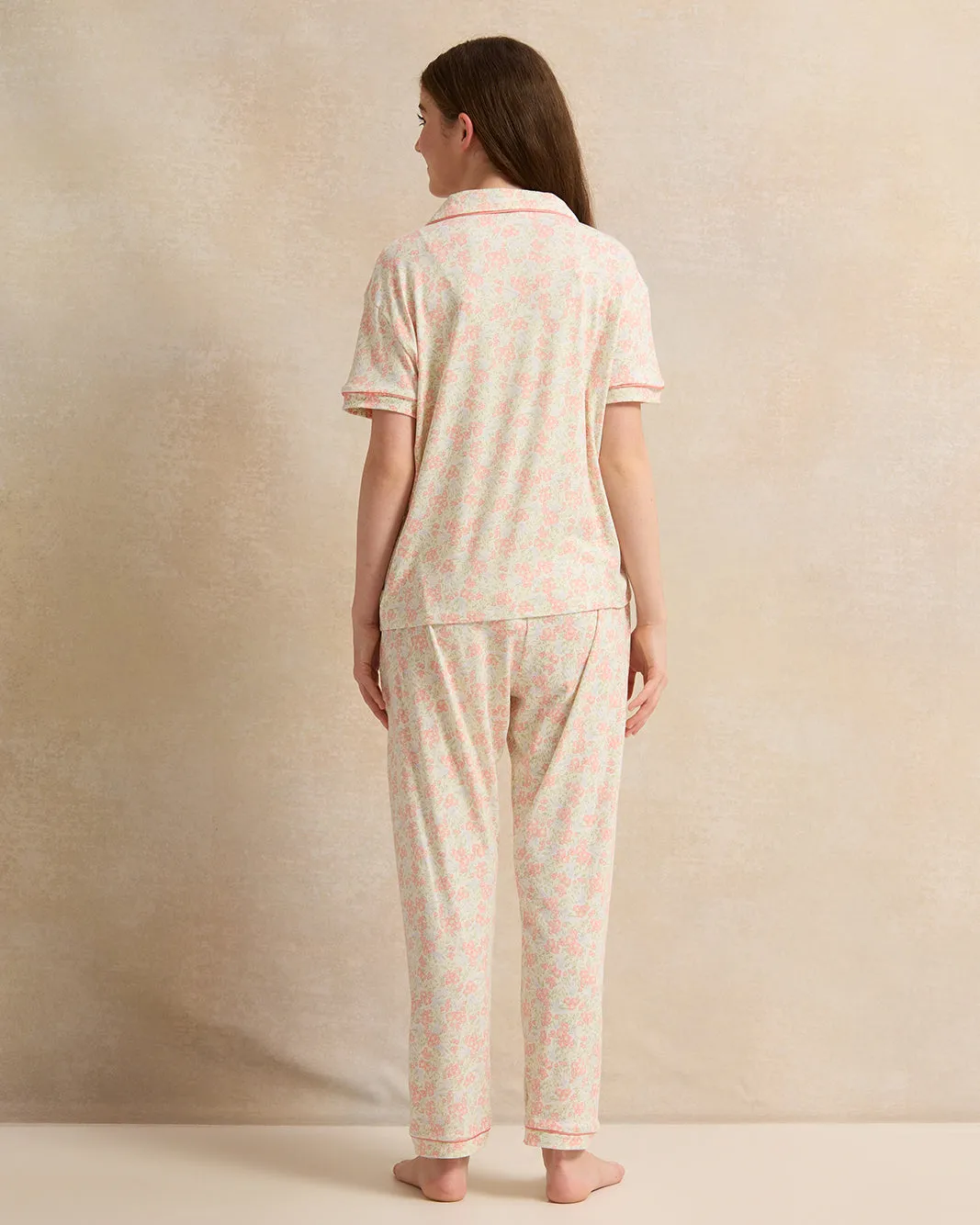 Senior Girls White Printed Pyjama Set (2 Piece) sold by Redtag product image thumbnail 4