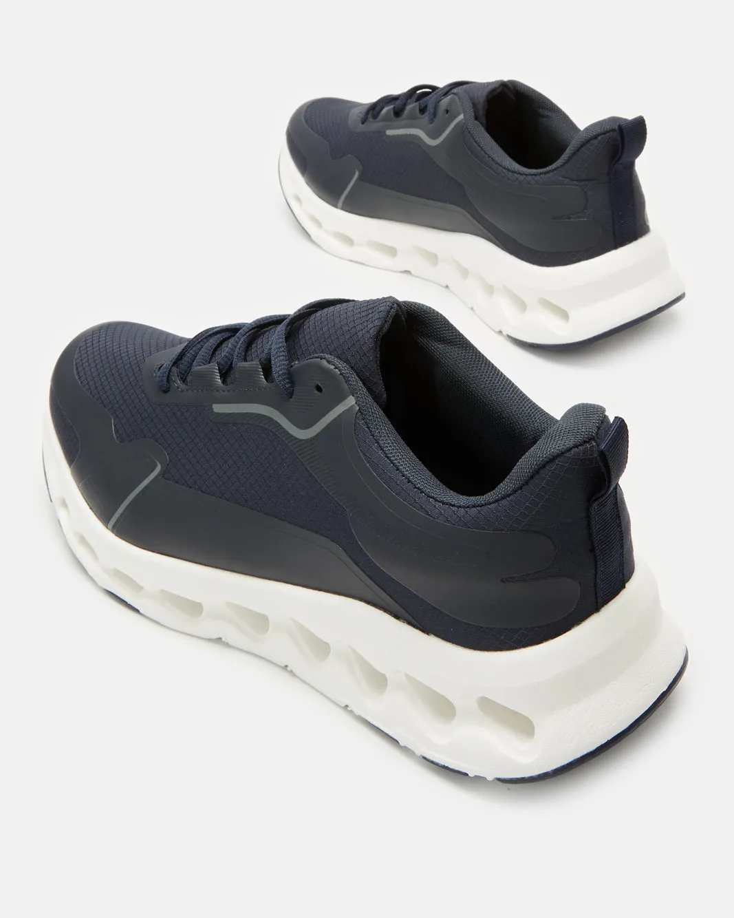 Men Navy Material Block Trainers sold by Redtag product image thumbnail 4