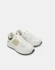 Women White Lace Up Jogger Sneakers sold by Redtag