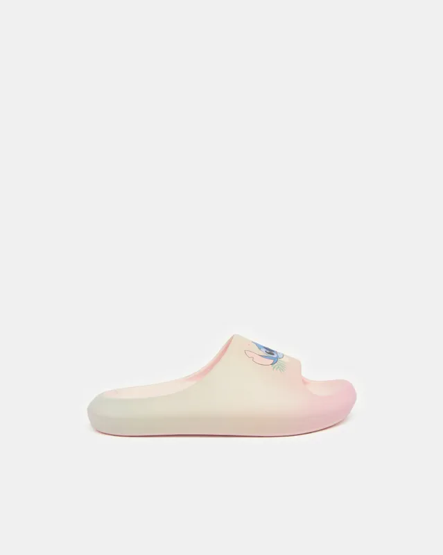 Senior Girls Pink Stich Slide sold by Redtag