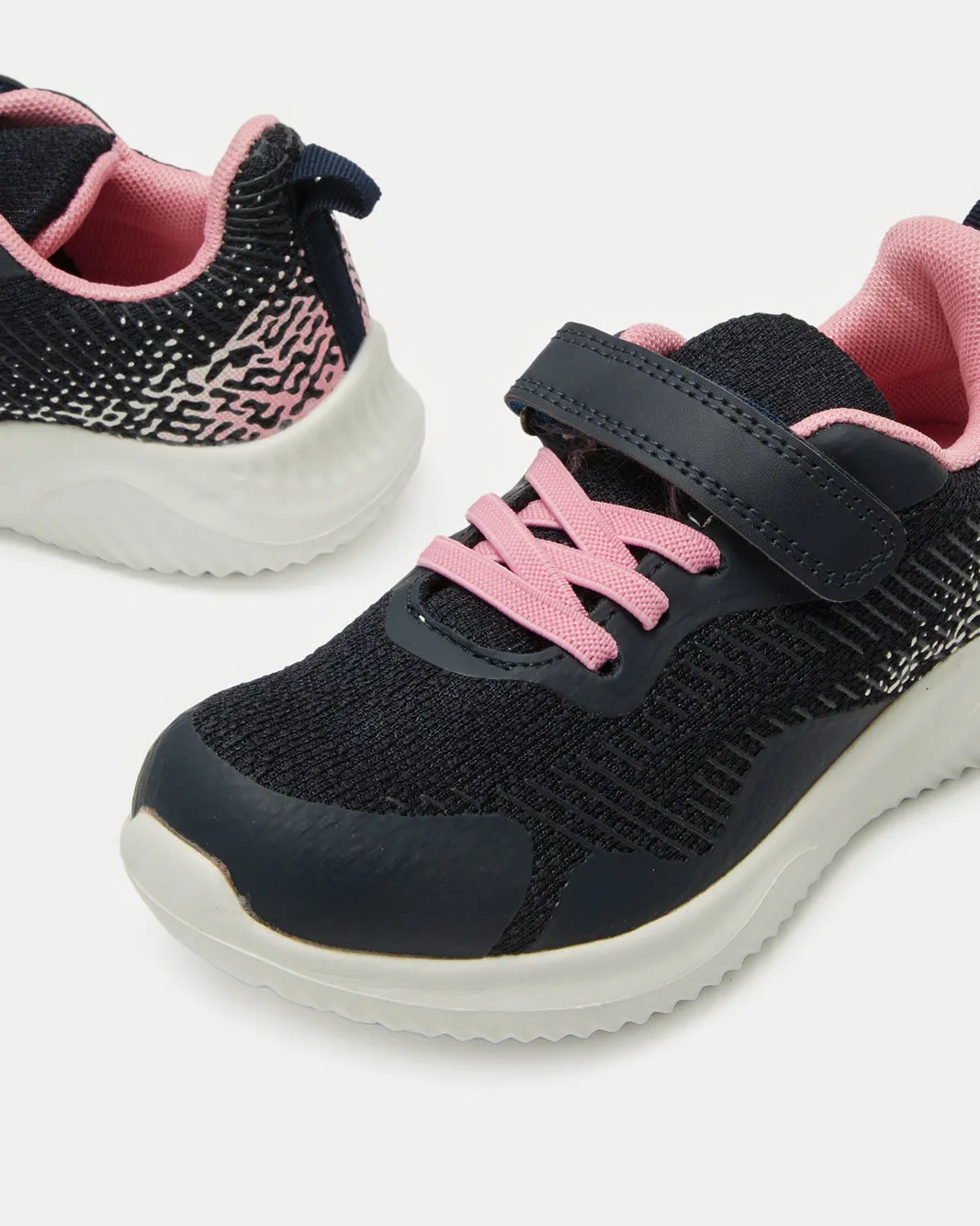 Girls Multicolour Velcro Trainer sold by Redtag product image thumbnail 3