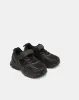 Senior Boys Black Material Block Trainers sold by Redtag