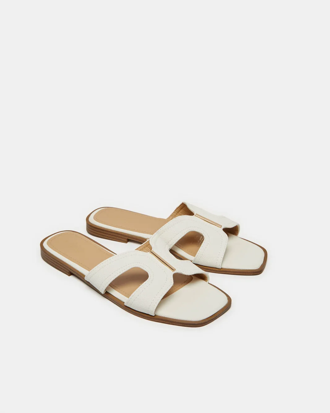 Women White H Upper Mule sold by Redtag product image thumbnail 2