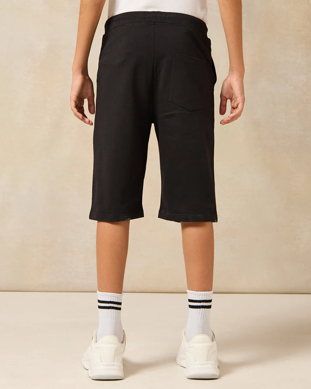 Senior Boys Black Active Shorts sold by Redtag product image thumbnail 3