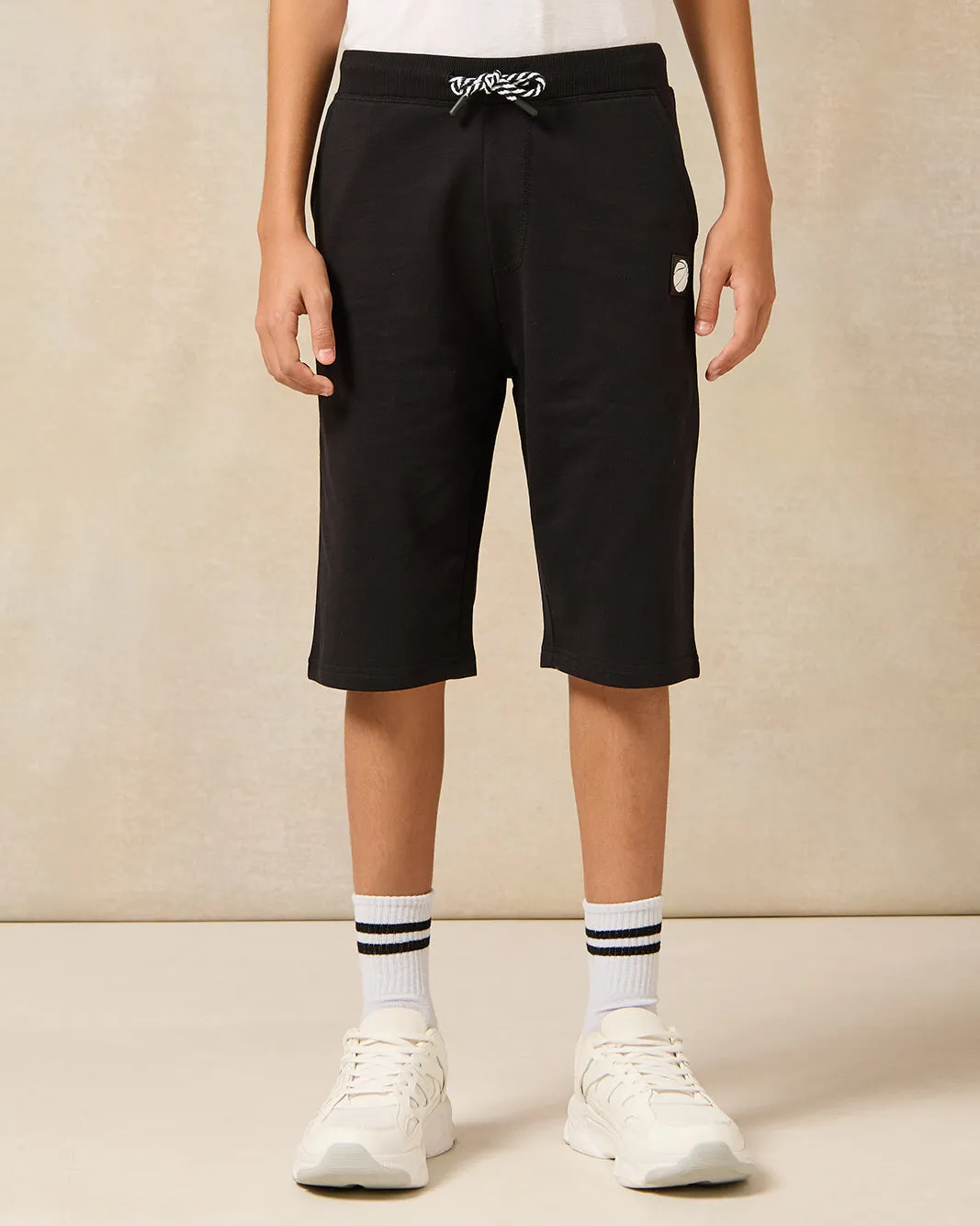 Senior Boys Black Active Shorts sold by Redtag