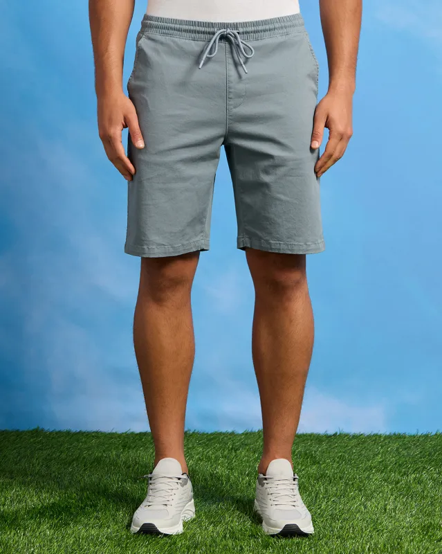 Men Blue Pull On Shorts sold by Redtag
