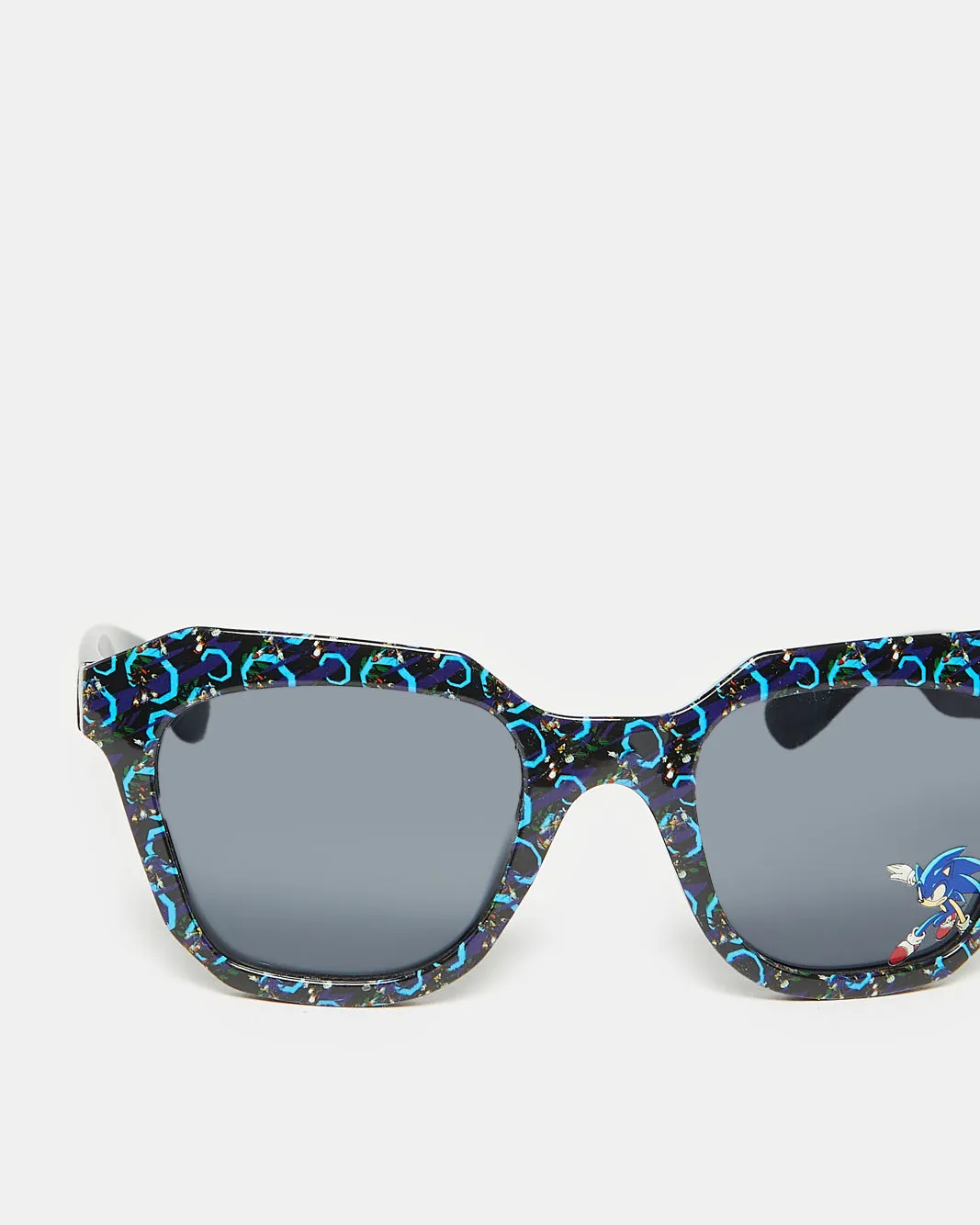 Boys Black Sonic Print Wayfarer Sunglasses sold by Redtag product image thumbnail 4