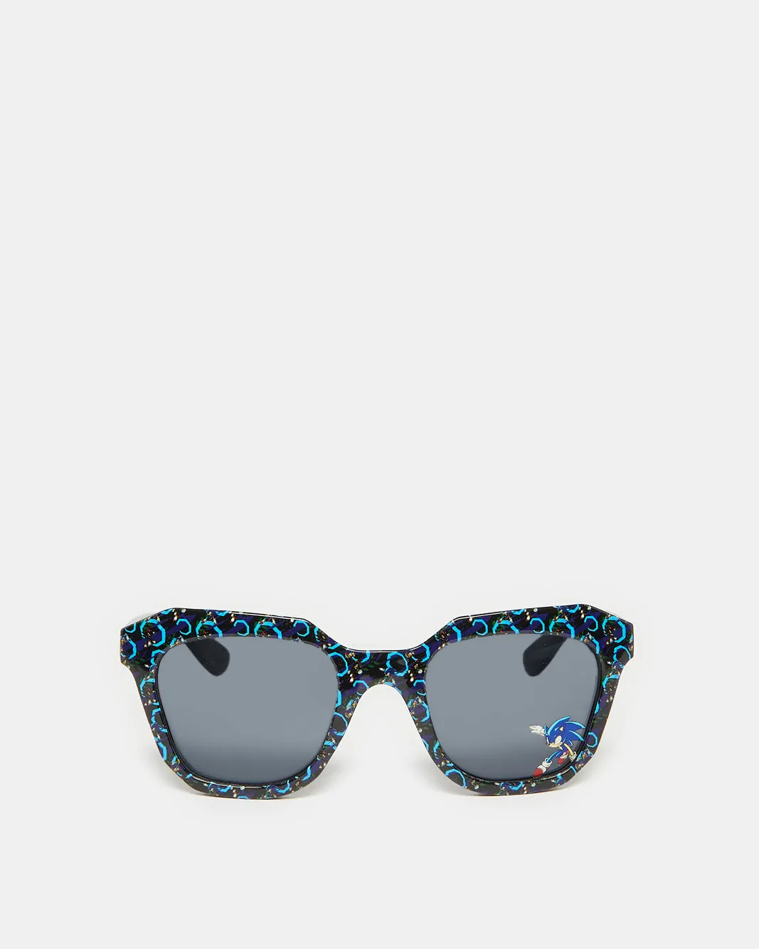 Boys Black Sonic Print Wayfarer Sunglasses sold by Redtag