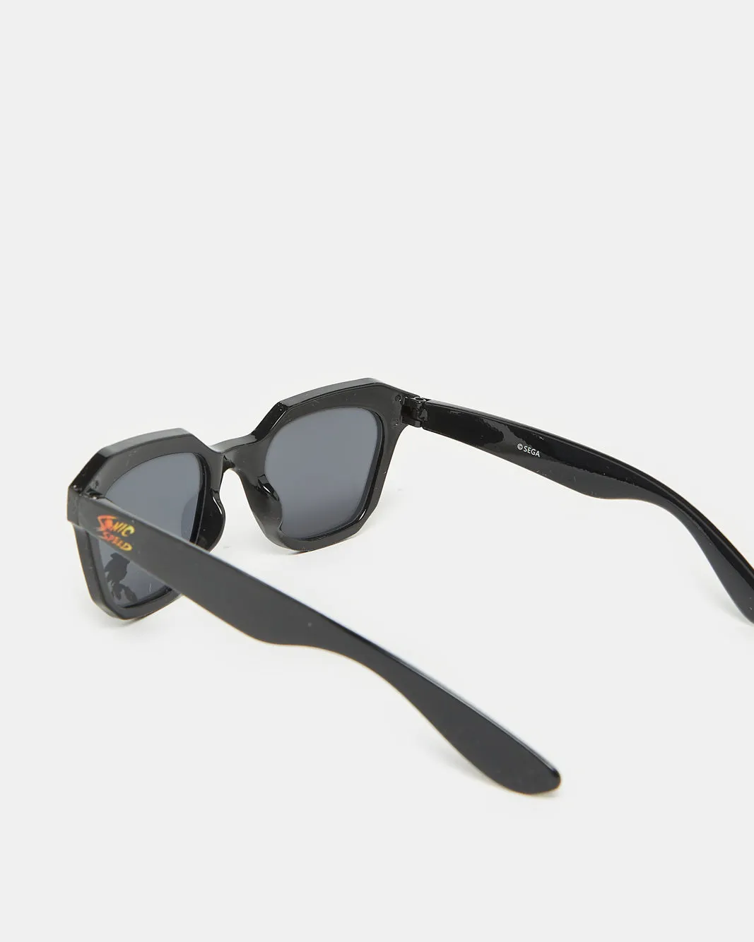 Boys Black Sonic Print Wayfarer Sunglasses sold by Redtag product image thumbnail 3