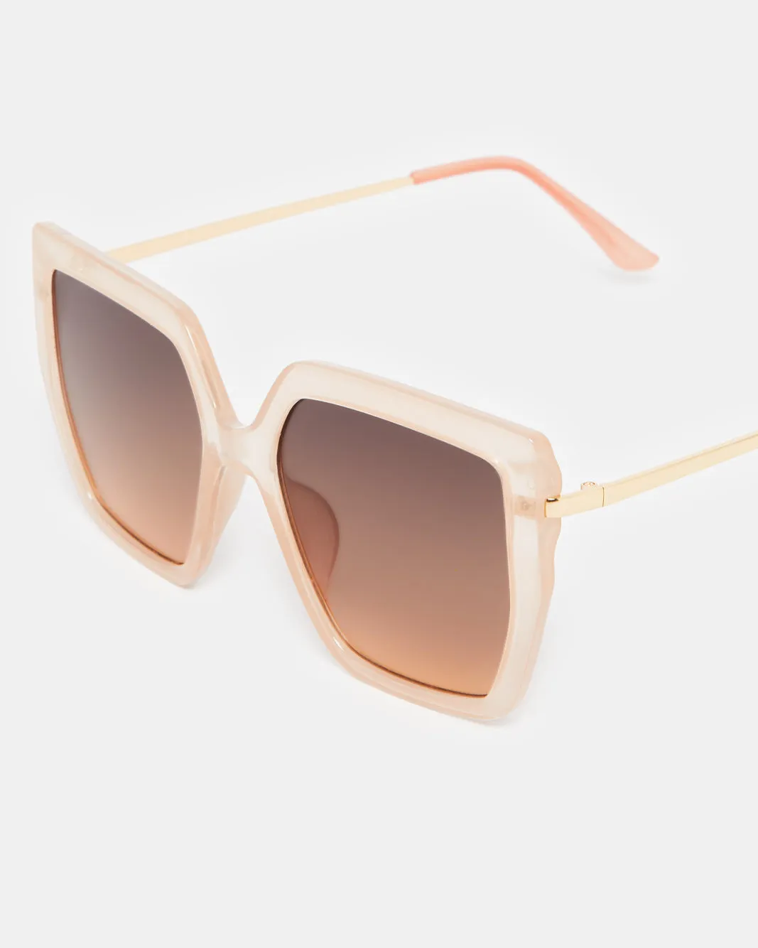 Women Beige Oversize Sunglasses sold by Redtag product image thumbnail 3