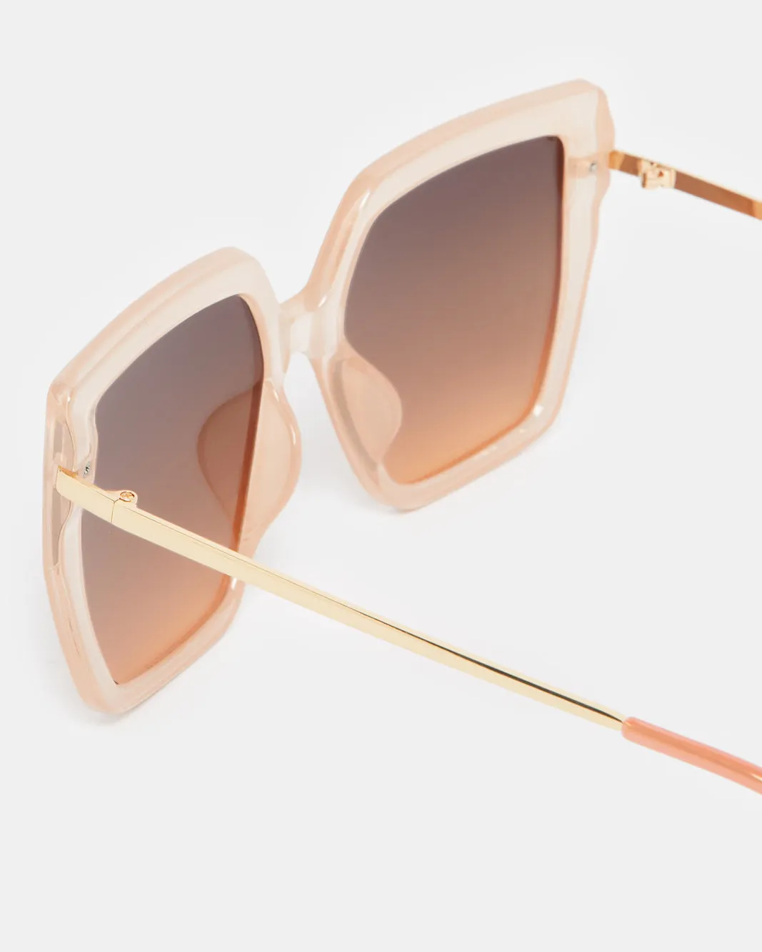 Women Beige Oversize Sunglasses sold by Redtag product image thumbnail 2