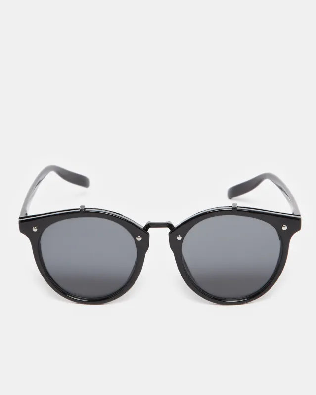 Boys Black Round Sunglasses sold by Redtag