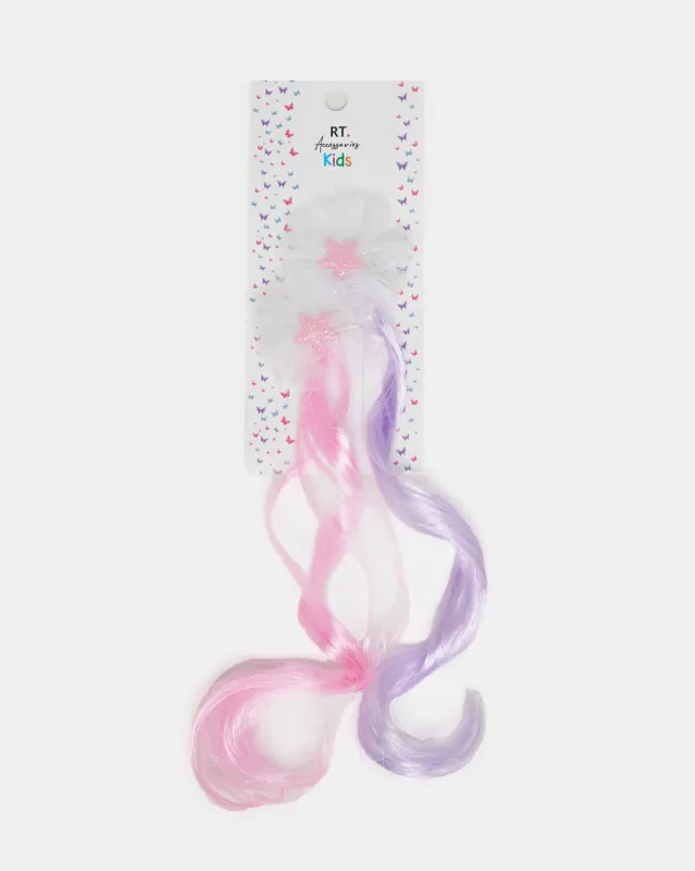 Girls Pink And Purple Hair Clip Set (Pack of 2) sold by Redtag