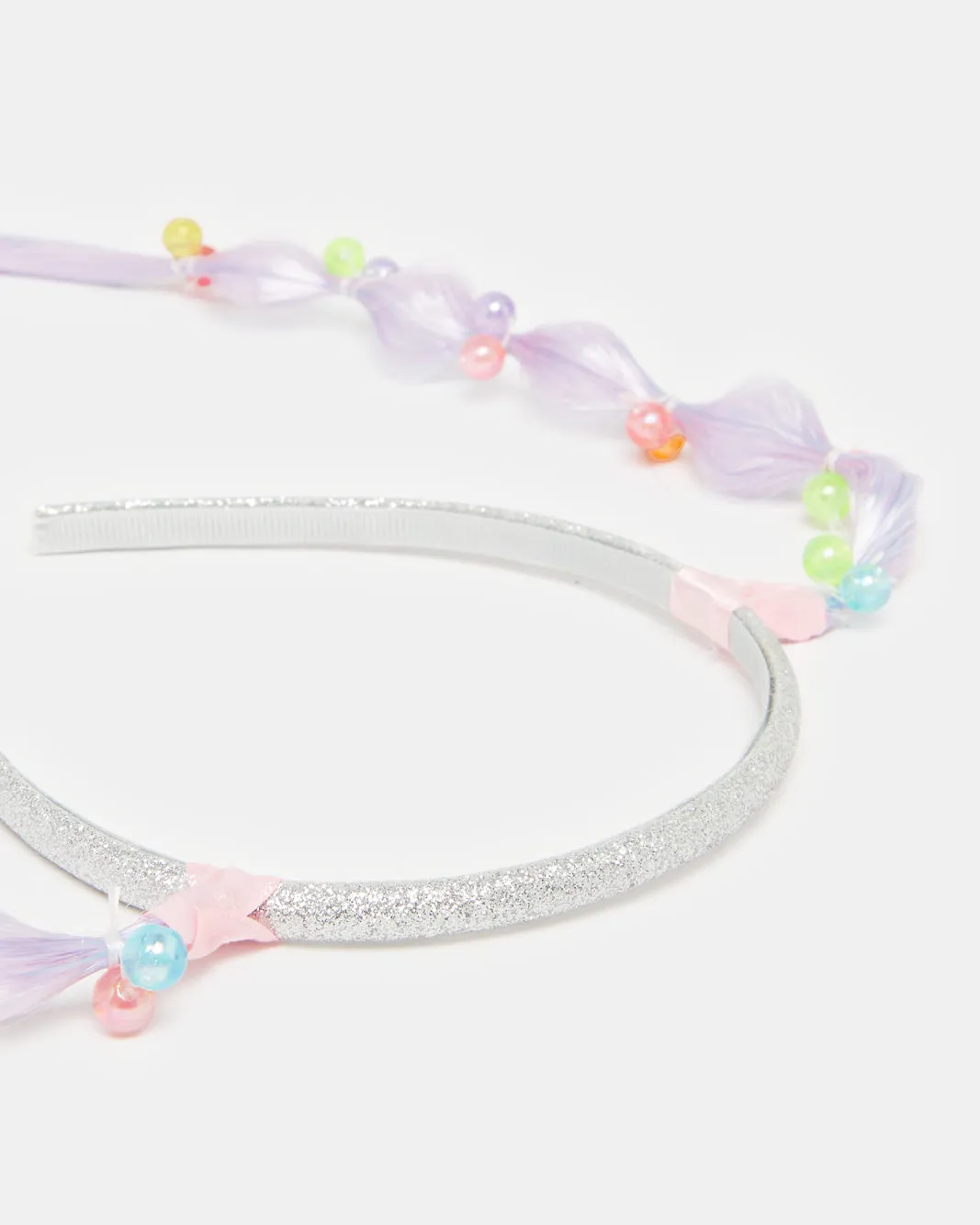 Girls Multicolour Headband With Synthetic Hair sold by Redtag product image thumbnail 3