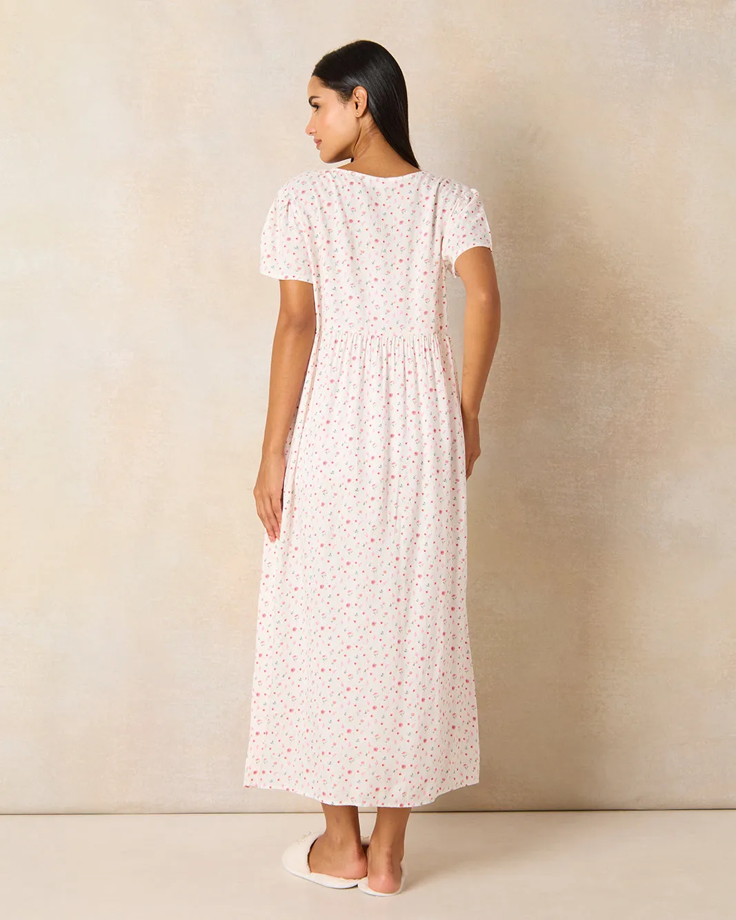 Women White Printed Nightgown sold by Redtag product image thumbnail 3