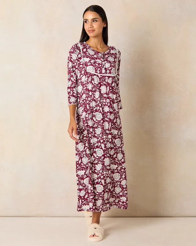 Women Assorted Printed Nightgown sold by Redtag