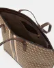 Women Brown Embellished Tote Bag sold by Redtag