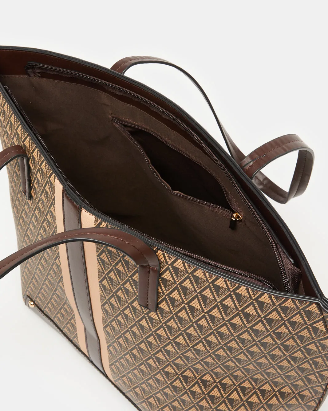 Women Brown Embellished Tote Bag sold by Redtag product image thumbnail 4