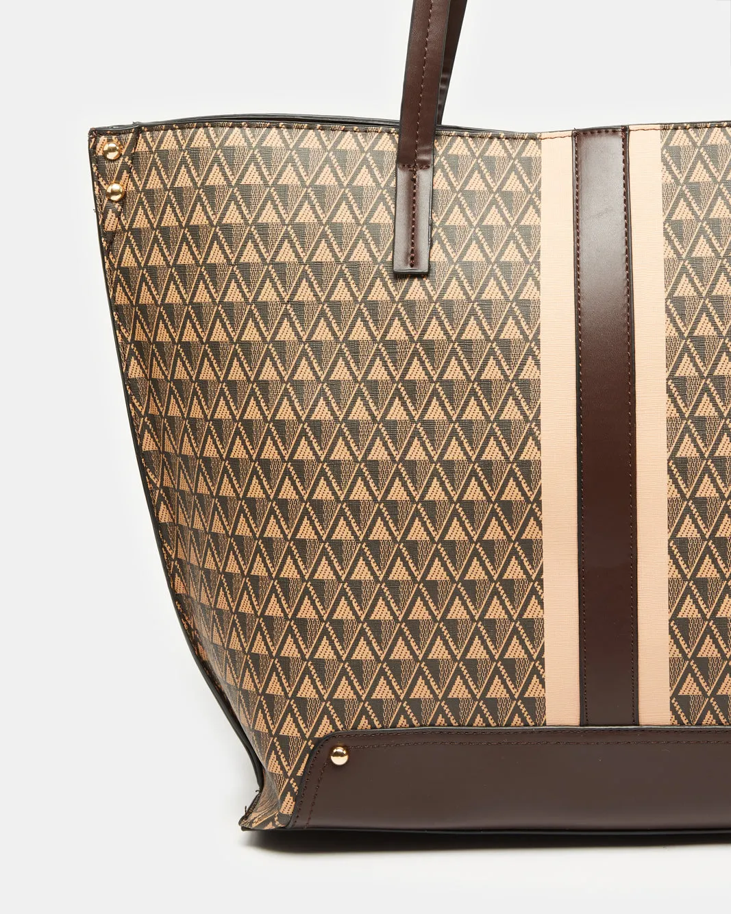 Women Brown Embellished Tote Bag sold by Redtag product image thumbnail 3