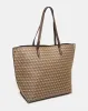 Women Brown Embellished Tote Bag sold by Redtag