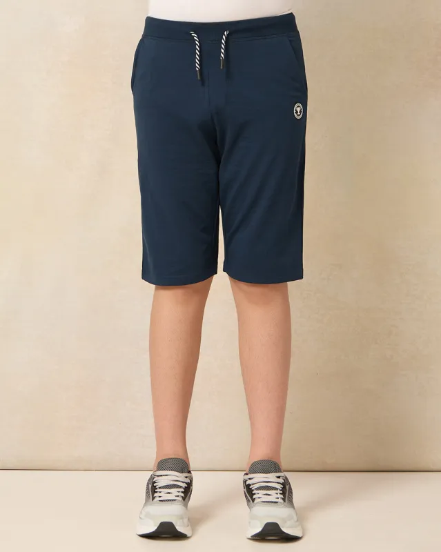 Senior Boys Navy Active Shorts sold by Redtag
