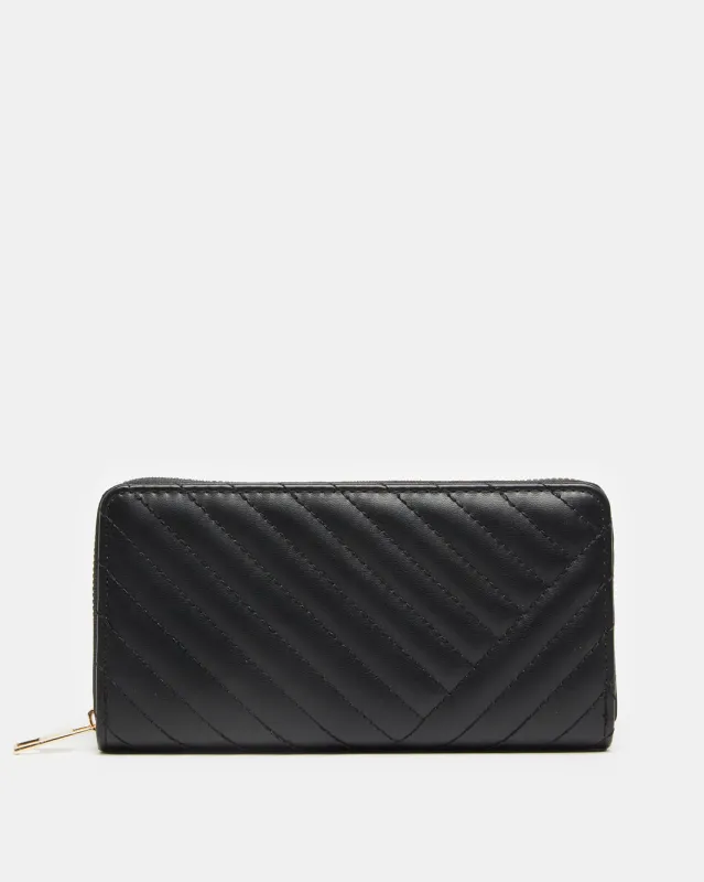 Women Black Textured Purse sold by Redtag