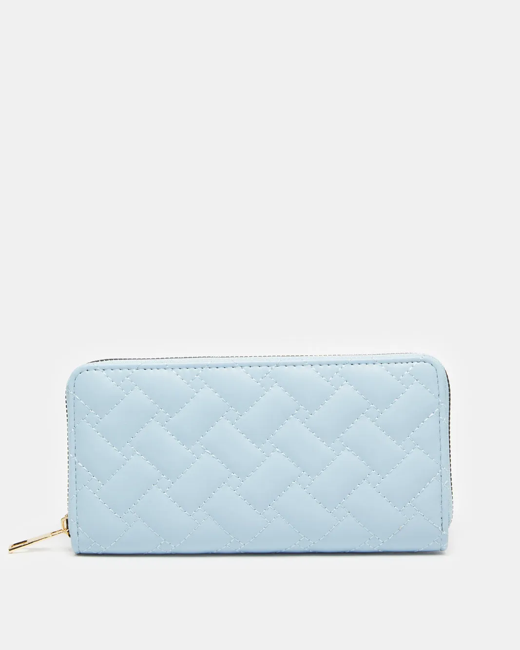 Women Blue Textured Purse sold by Redtag