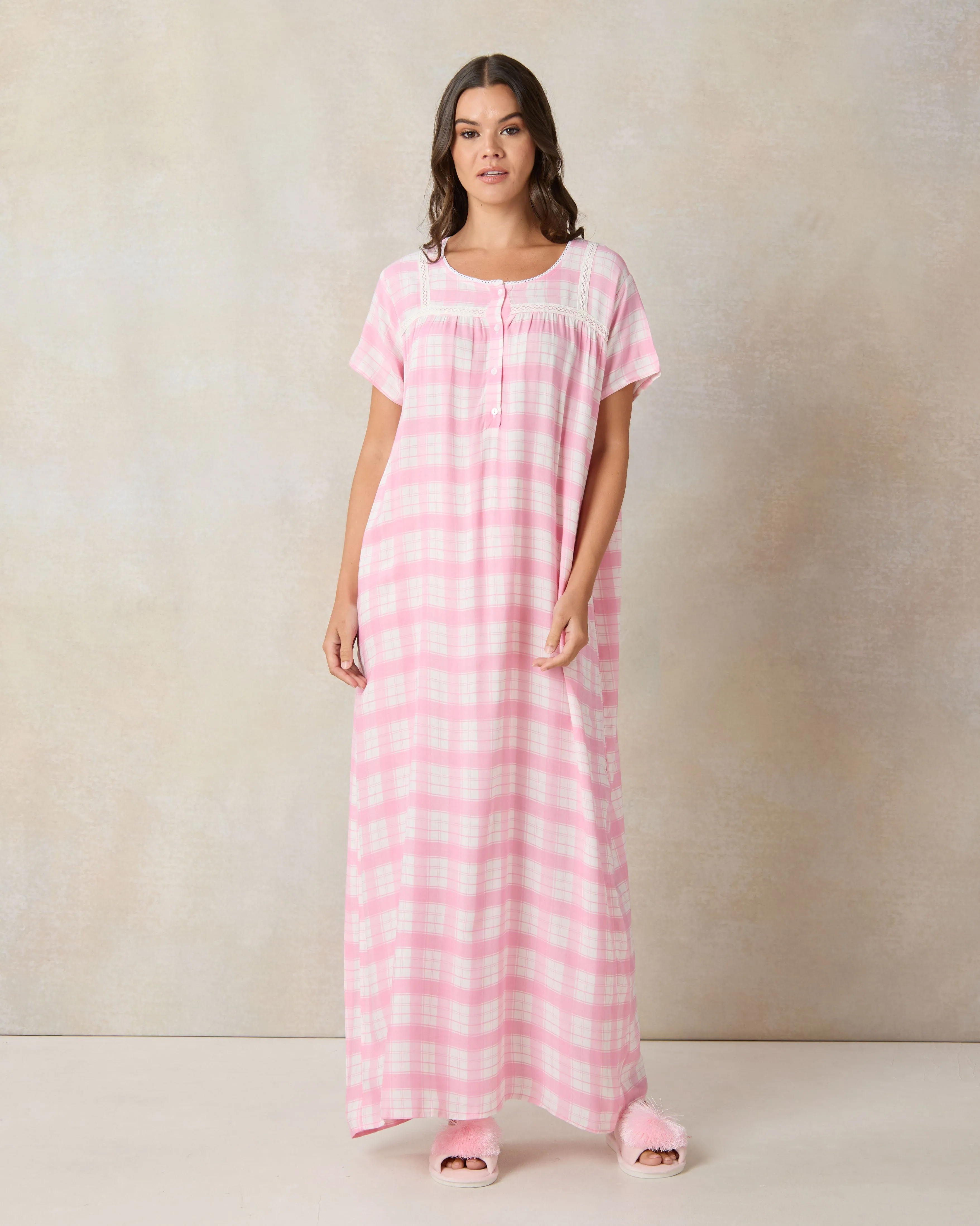 Women Pink Printed Nightgown sold by Redtag product image thumbnail 4