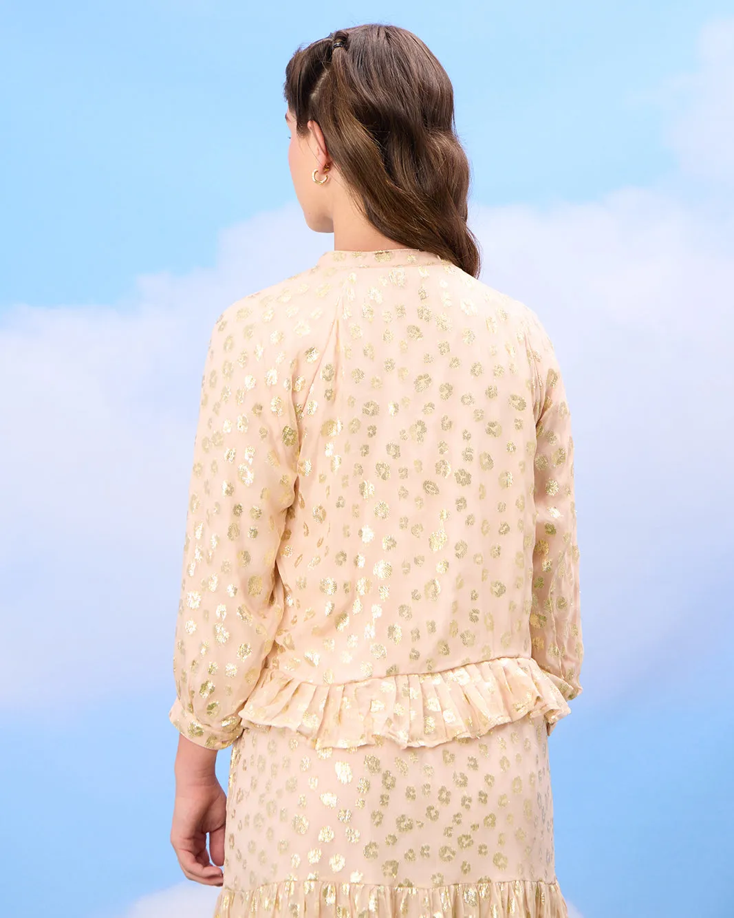 Senior Girls Pink Lurex Top sold by Redtag product image thumbnail 3