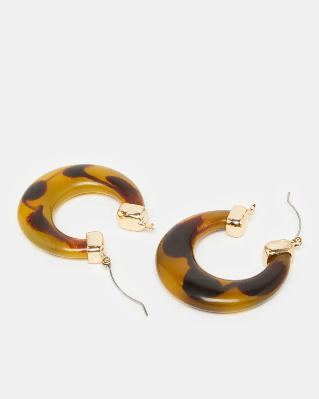 Women Brown And Gold Embellished Earring sold by Redtag product image thumbnail 3