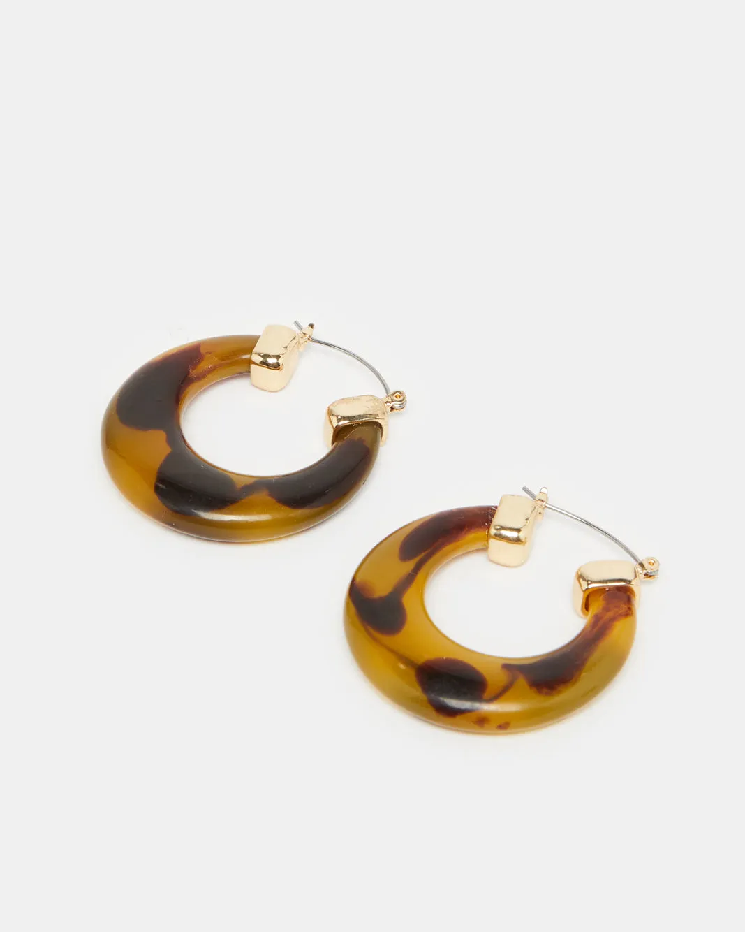 Women Brown And Gold Embellished Earring sold by Redtag product image thumbnail 2