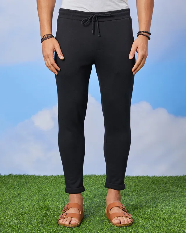 Men Black Smart Trousers sold by Redtag