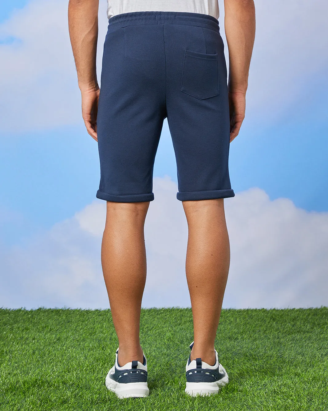 Men Navy Smart Shorts sold by Redtag product image thumbnail 3