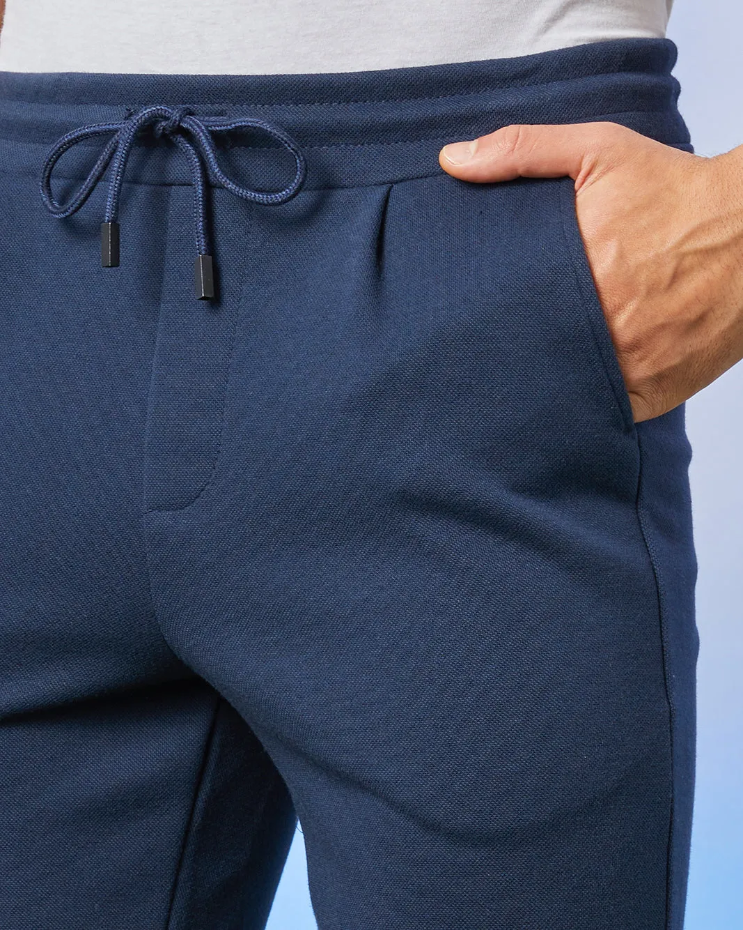 Men Navy Smart Shorts sold by Redtag product image thumbnail 4