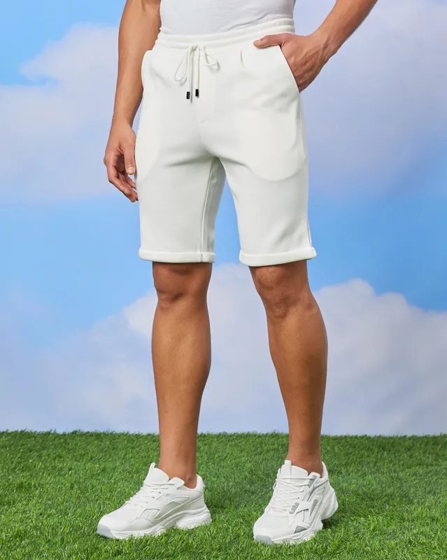 Men Ivory Smart Shorts sold by Redtag