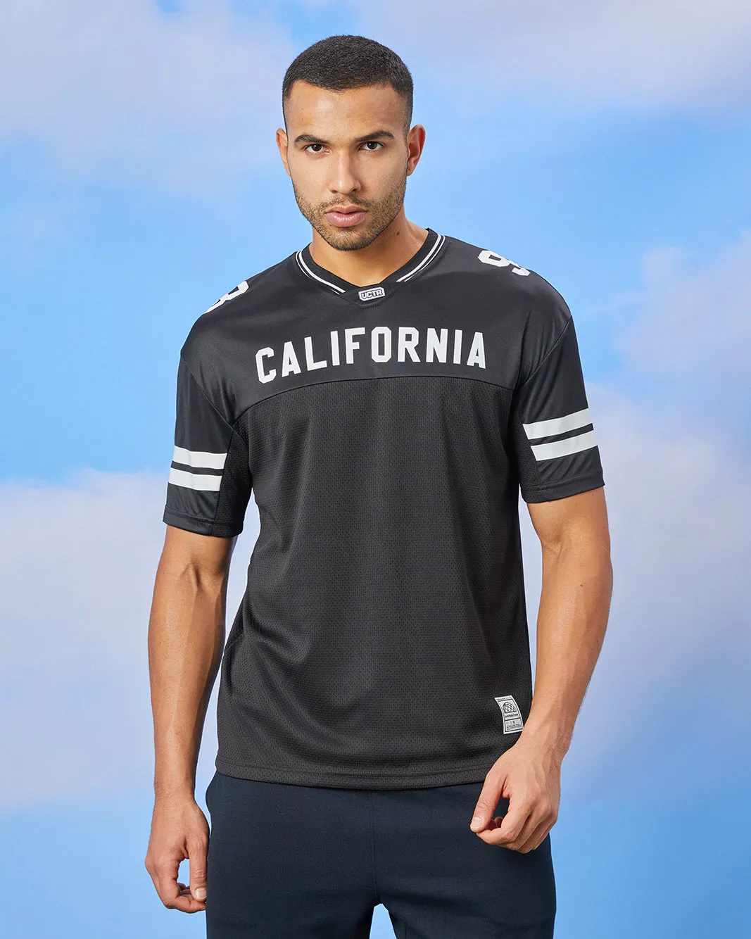 Men Black Active Oversize T-Shirt sold by Redtag