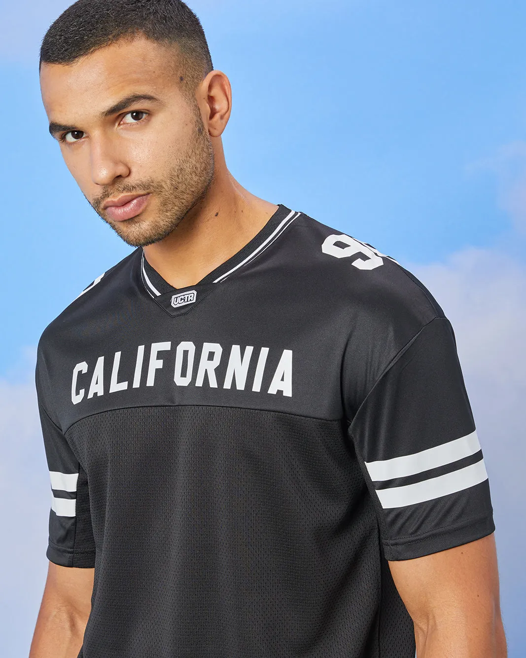 Men Black Active Oversize T-Shirt sold by Redtag product image thumbnail 4