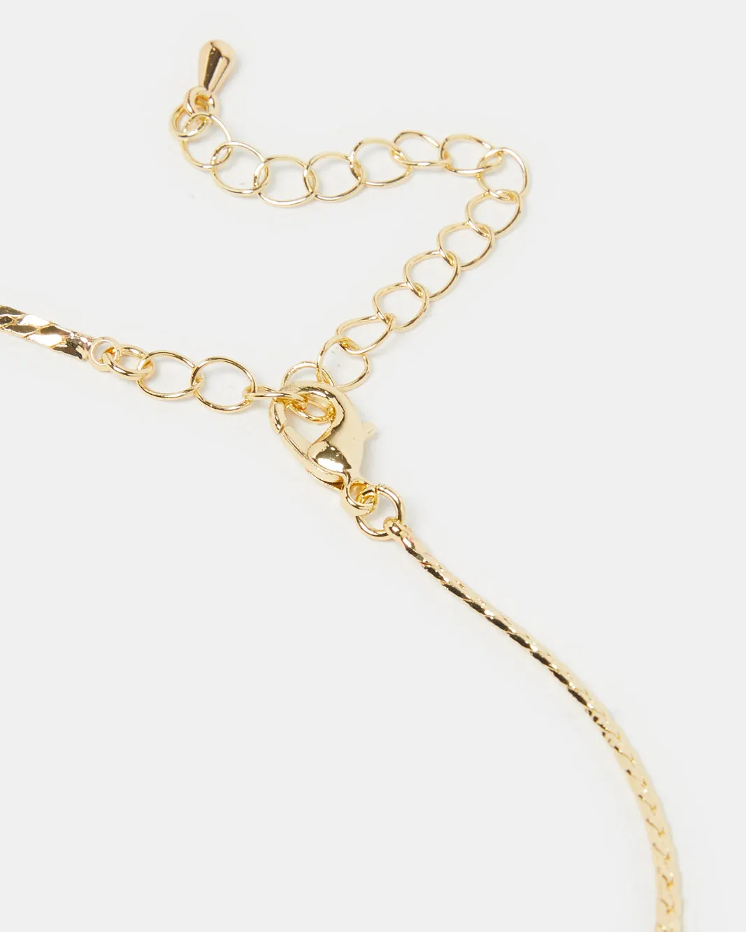 Women Gold Embellished Necklace sold by Redtag product image thumbnail 3