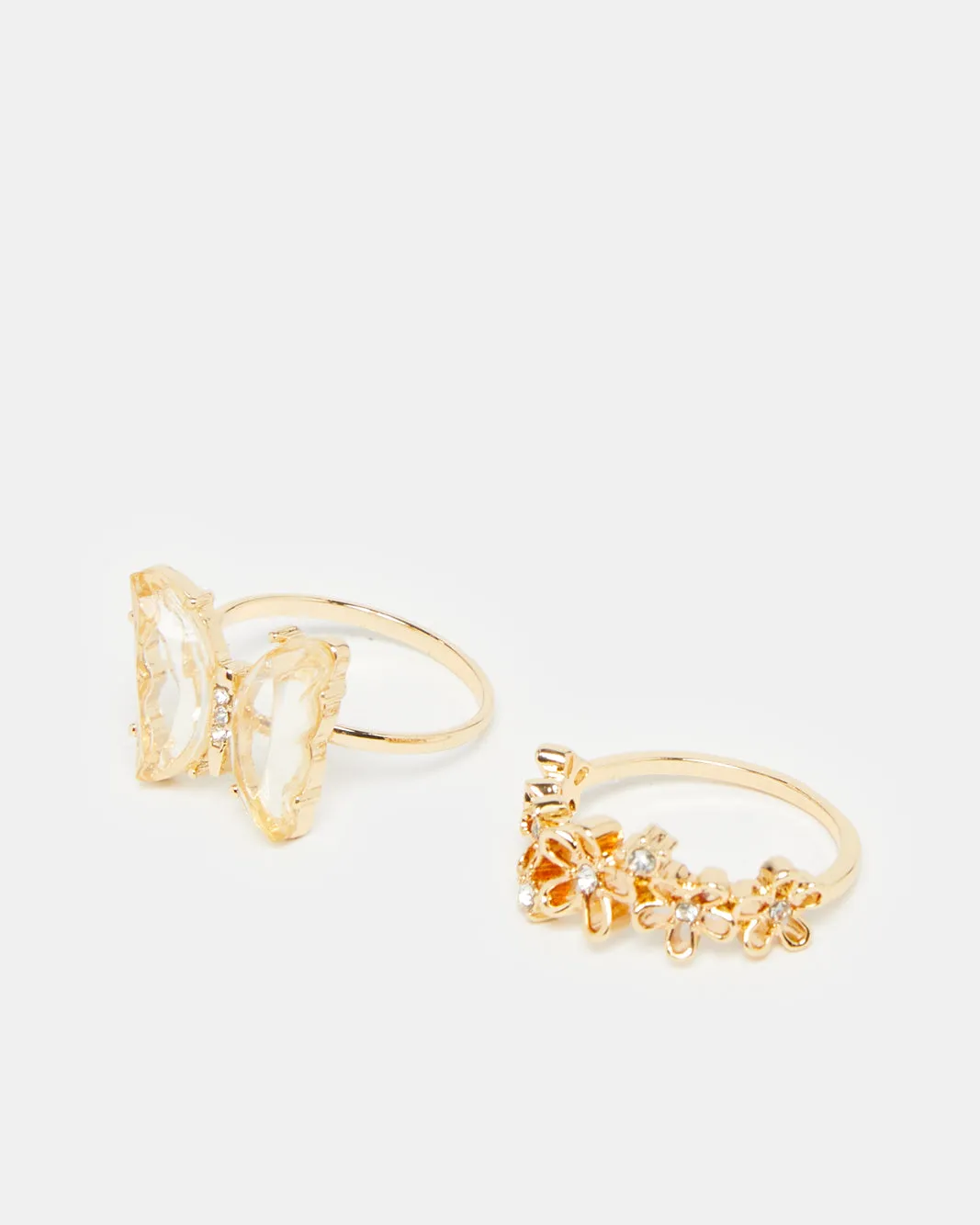Women Gold Embellished Ring Set (Pack of 2) sold by Redtag product image thumbnail 2