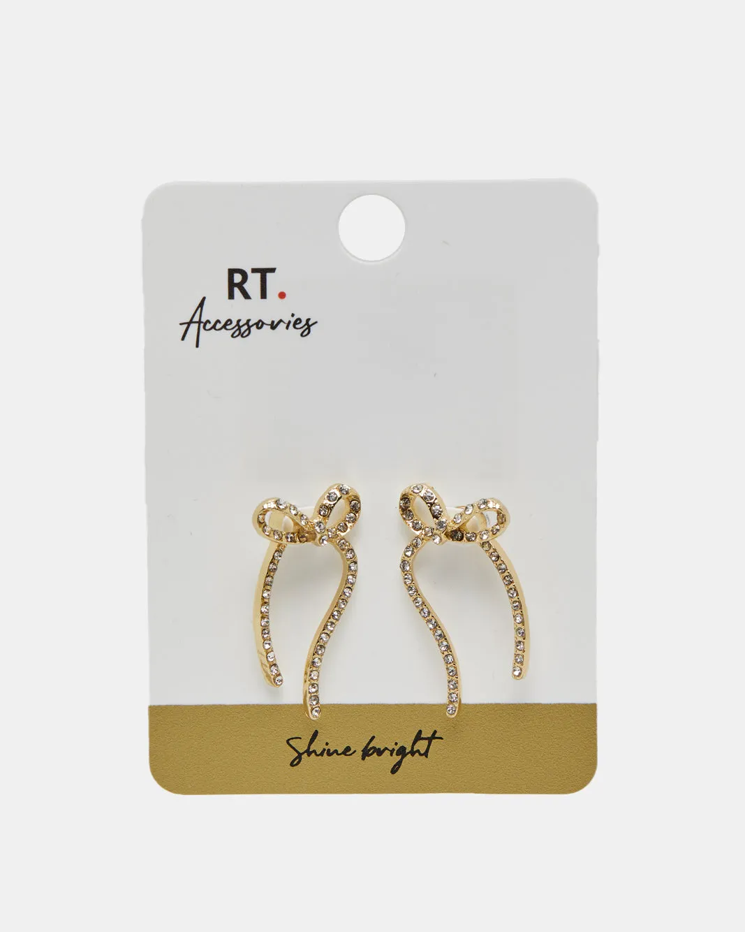 Women Gold Embellished Earring sold by Redtag