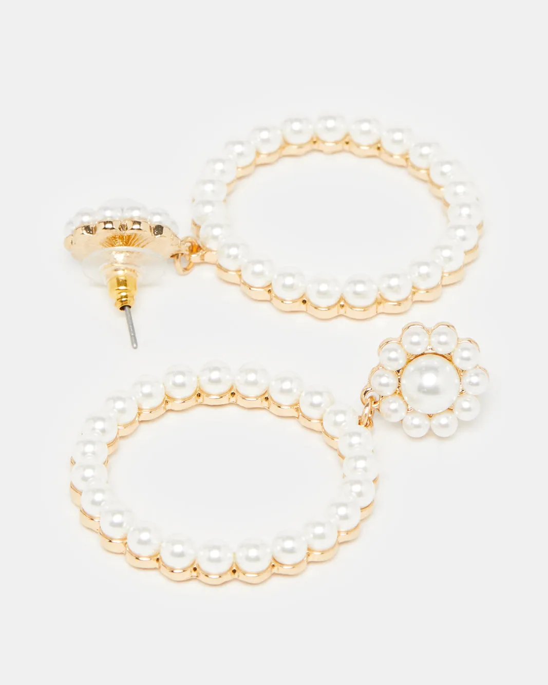 Women Gold Embellished Earrings sold by Redtag product image thumbnail 3