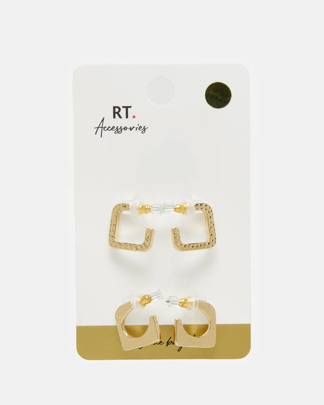 Women Gold Embellished Earrings (Pack of 4) sold by Redtag