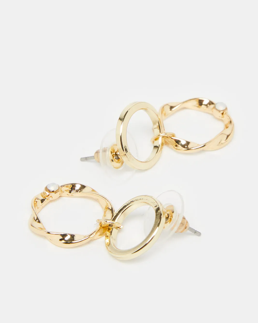 Women Gold Embellished Earrings (Pack of 4) sold by Redtag product image thumbnail 4