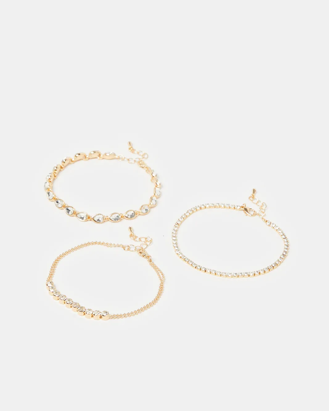 Women Gold Embellished Bracelets Set Of (3 Piece) sold by Redtag product image thumbnail 2