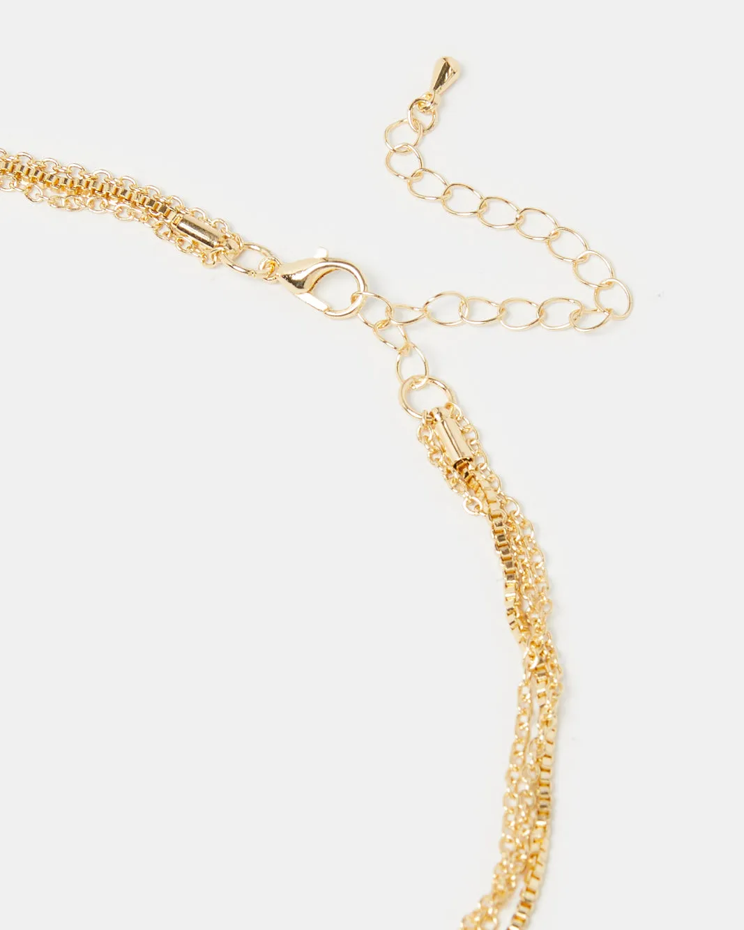 Women Gold Embellished Necklace sold by Redtag product image thumbnail 3