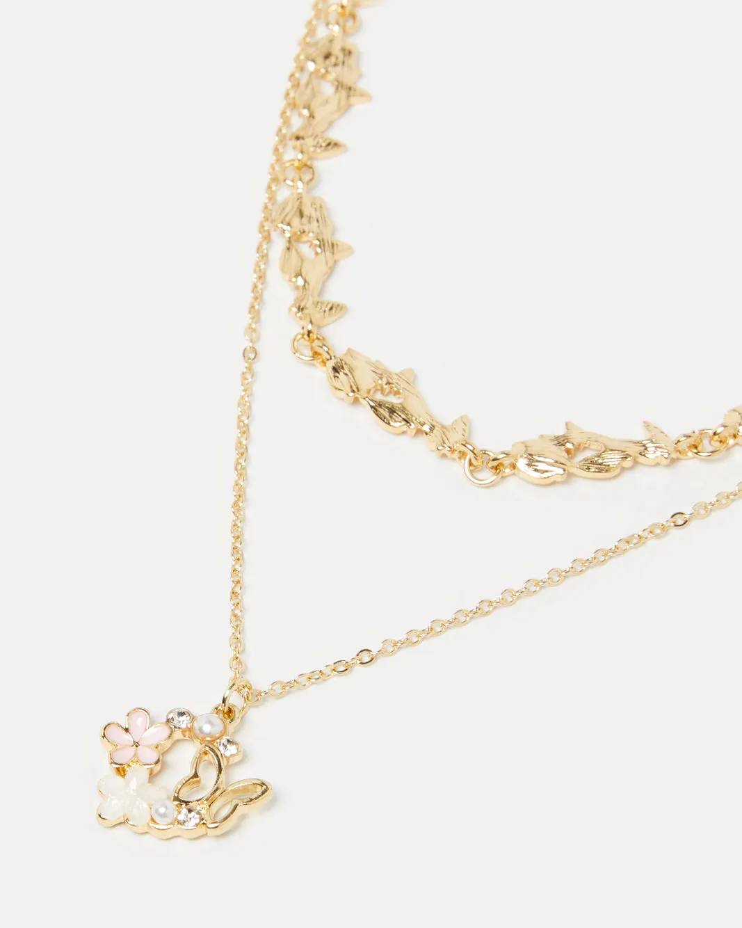 Women Gold Embellished Necklace sold by Redtag product image thumbnail 2